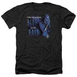 Farscape Blue And Bald - Men's Heather T-Shirt Men's Heather T-Shirt Farscape   