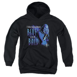 Farscape Blue And Bald - Youth Hoodie (Ages 8-12) Youth Hoodie (Ages 8-12) Farscape   