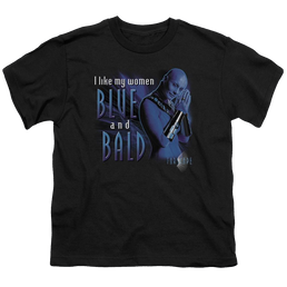 Farscape Blue And Bald - Youth T-Shirt (Ages 8-12) Youth T-Shirt (Ages 8-12) Farscape   