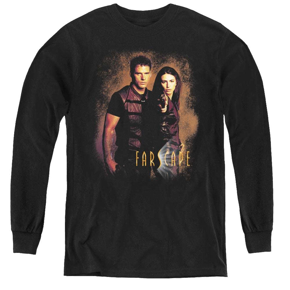 Farscape Wanted - Youth Long Sleeve T-Shirt Youth Long Sleeve T-Shirt Farscape   