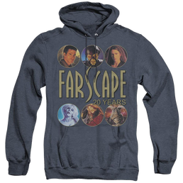 Farscape 20 Years - Heather Pullover Hoodie Heather Pullover Hoodie Farscape   