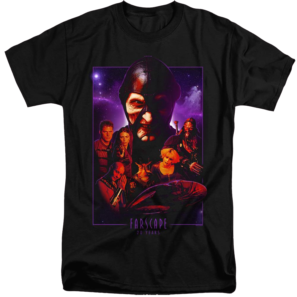 Farscape 20 Years Collage - Men's Tall Fit T-Shirt Men's Tall Fit T-Shirt Farscape   