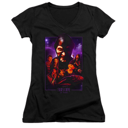 Farscape 20 Years Collage - Juniors V-Neck T-Shirt Juniors V-Neck T-Shirt Farscape   