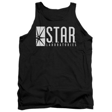 Black men's tank with The Flash S.t.a.r. graphic