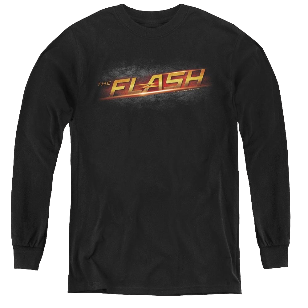 Flash, The (Tv Series) Logo - Youth Long Sleeve T-Shirt Youth Long Sleeve T-Shirt The Flash   