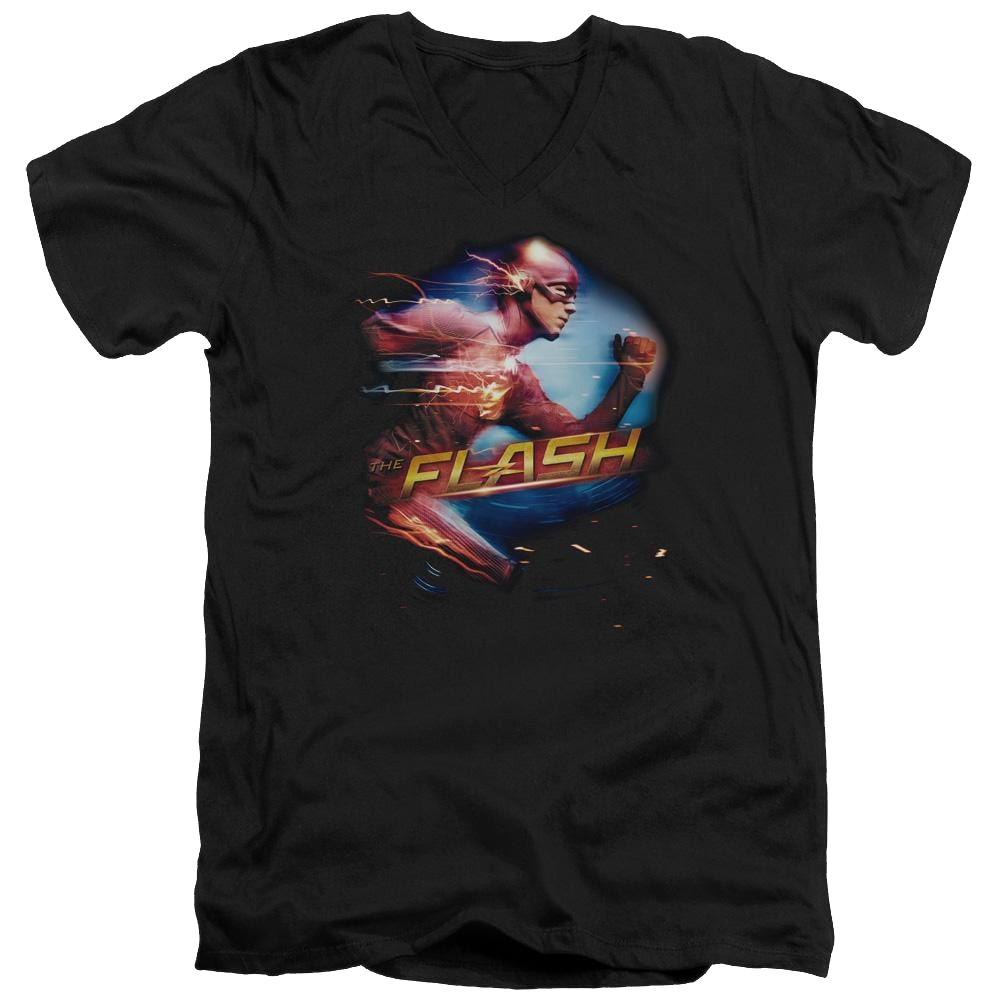 The Flash Fastest Man Men's V-Neck T-Shirt Men's V-Neck T-Shirt The Flash   