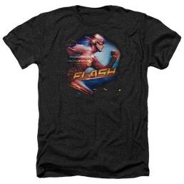 The Flash Fastest Man Men's Heather T-Shirt Men's Heather T-Shirt The Flash   