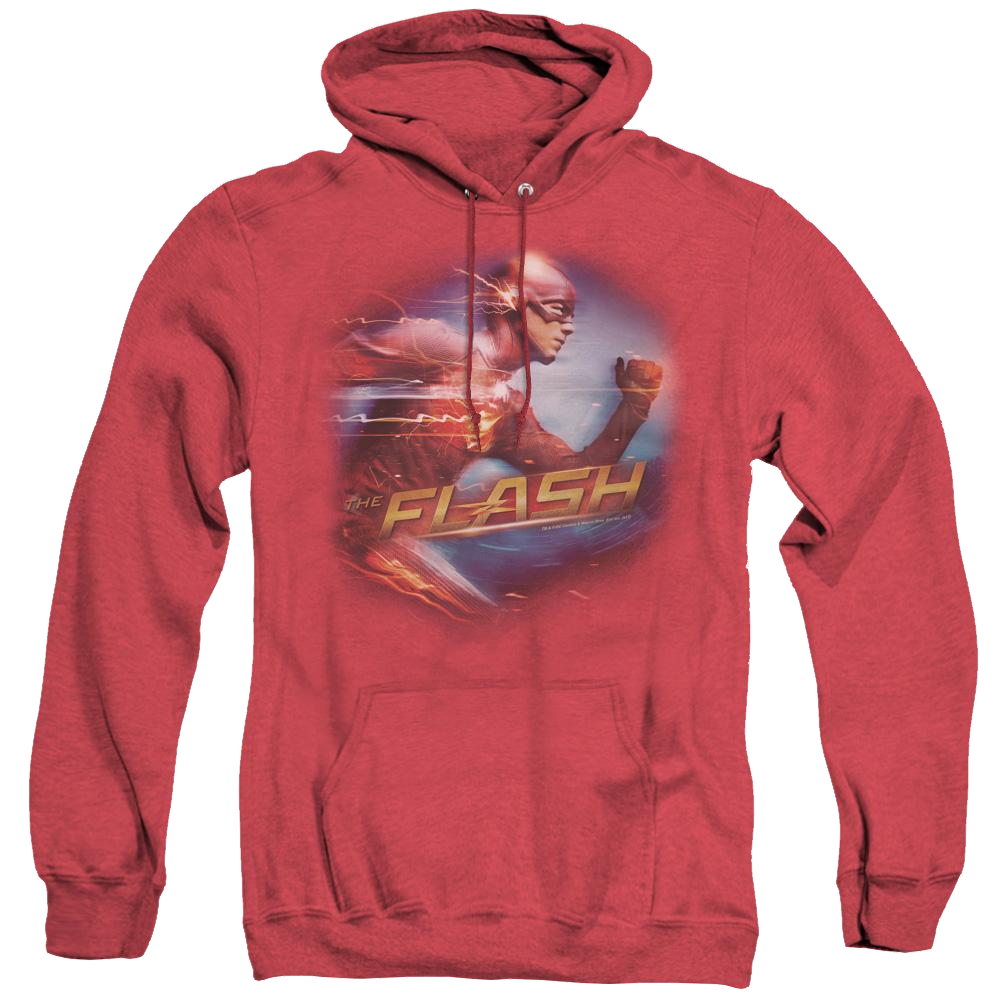Flash, The (Tv Series) Fastest Man - Heather Pullover Hoodie Heather Pullover Hoodie The Flash   