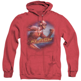 Flash, The (Tv Series) Fastest Man - Heather Pullover Hoodie Heather Pullover Hoodie The Flash   