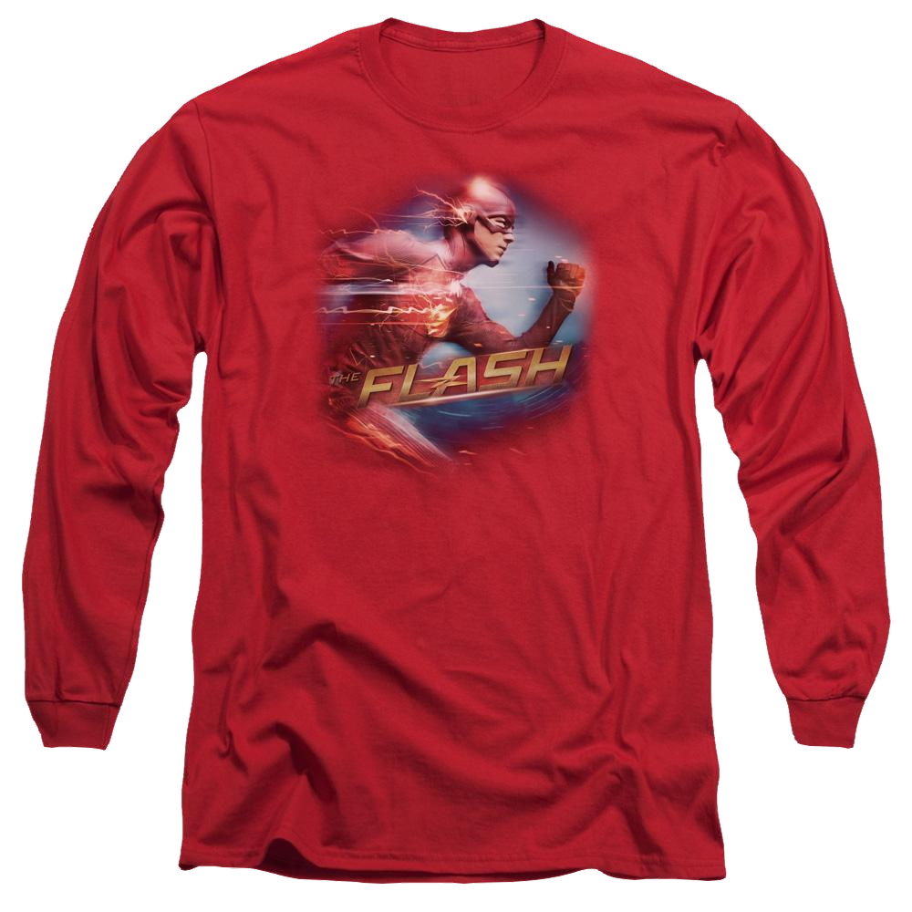 The Flash Fastest Man Men's Long Sleeve T-Shirt Men's Long Sleeve T-Shirt The Flash   