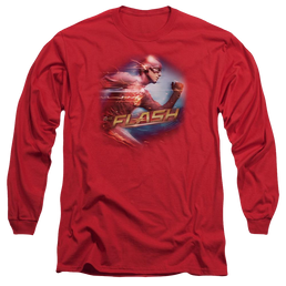 The Flash Fastest Man Men's Long Sleeve T-Shirt Men's Long Sleeve T-Shirt The Flash   