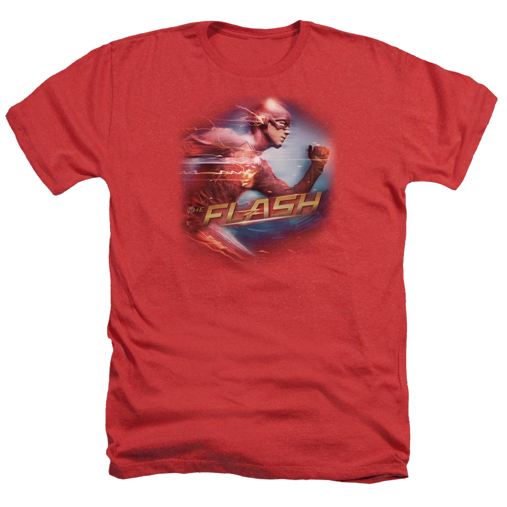 The Flash Fastest Man Men's Heather T-Shirt Men's Heather T-Shirt The Flash   