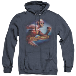 Flash, The (Tv Series) Fastest Man - Heather Pullover Hoodie Heather Pullover Hoodie The Flash   
