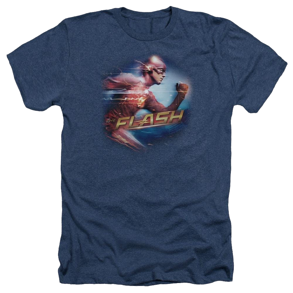 The Flash Fastest Man Men's Heather T-Shirt Men's Heather T-Shirt The Flash   
