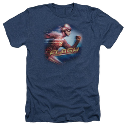 The Flash Fastest Man Men's Heather T-Shirt Men's Heather T-Shirt The Flash   
