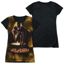 The Flash Bolt Juniors Black Back T-Shirt Juniors Black Back T-Shirt The Flash   