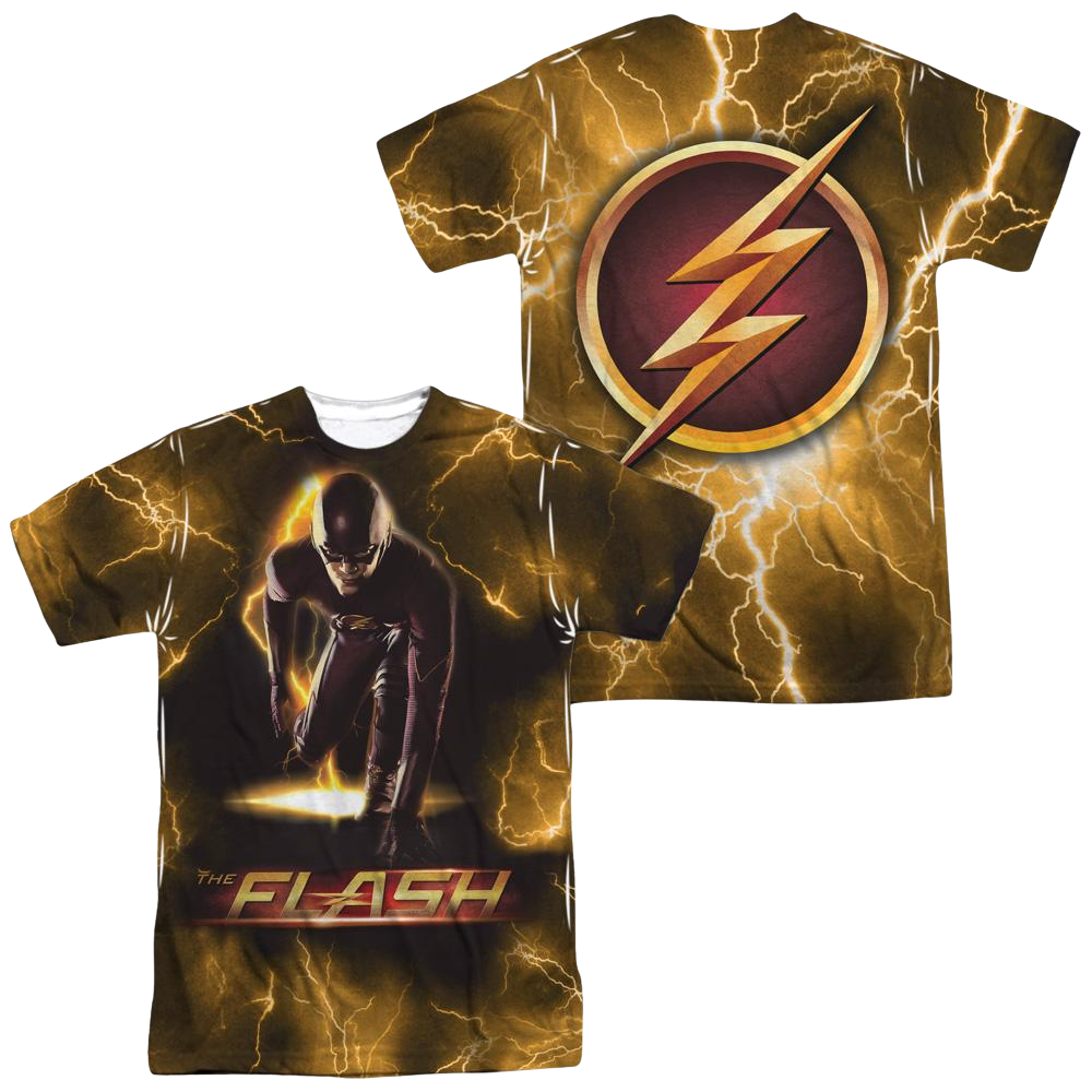 The Flash Bolt Men's All Over Print T-Shirt Men's All-Over Print T-Shirt The Flash   