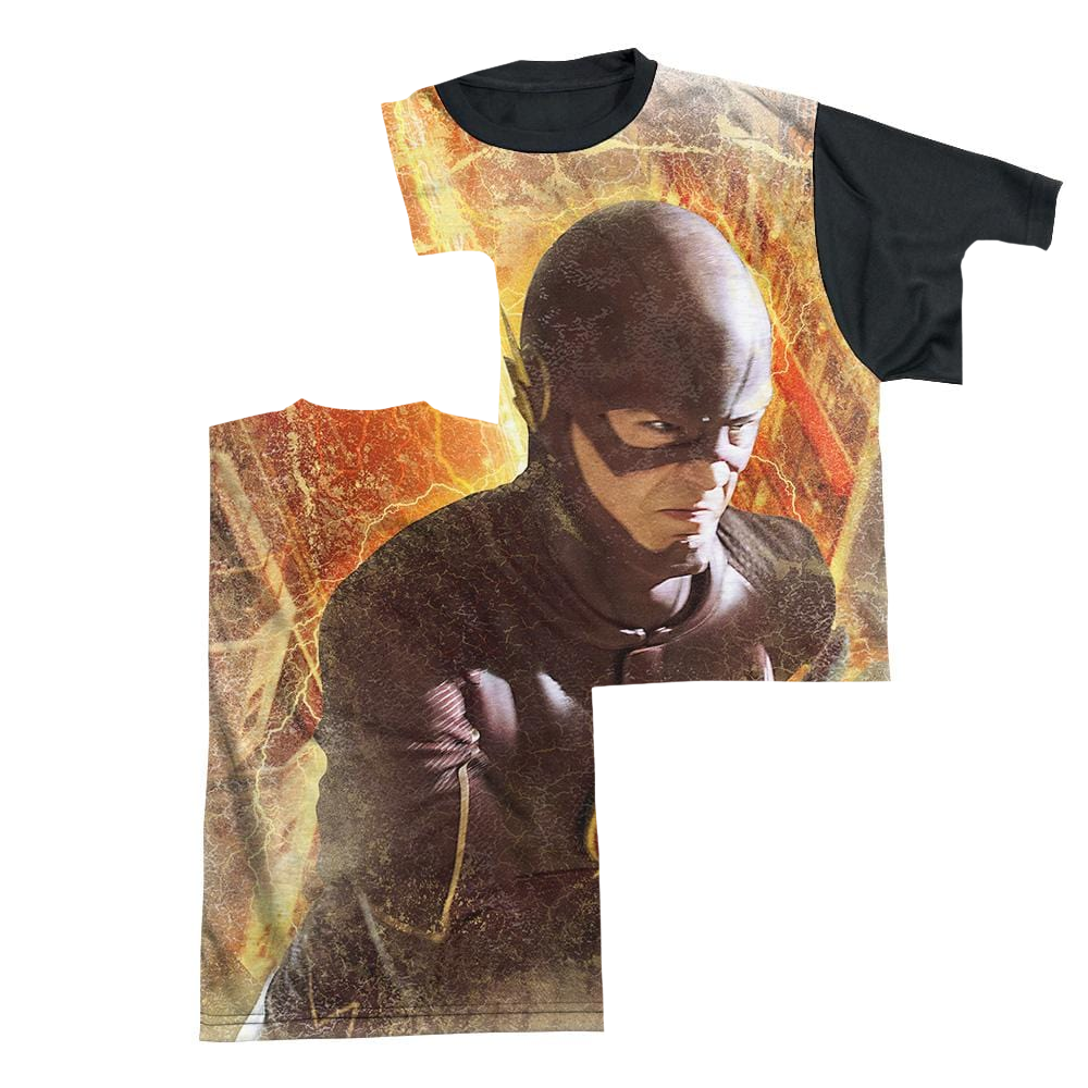 The Flash Flash Town Men's Black Back T-Shirt Men's Black Back T-Shirt The Flash   
