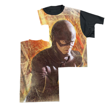 Flash Town men's black back t-shirt