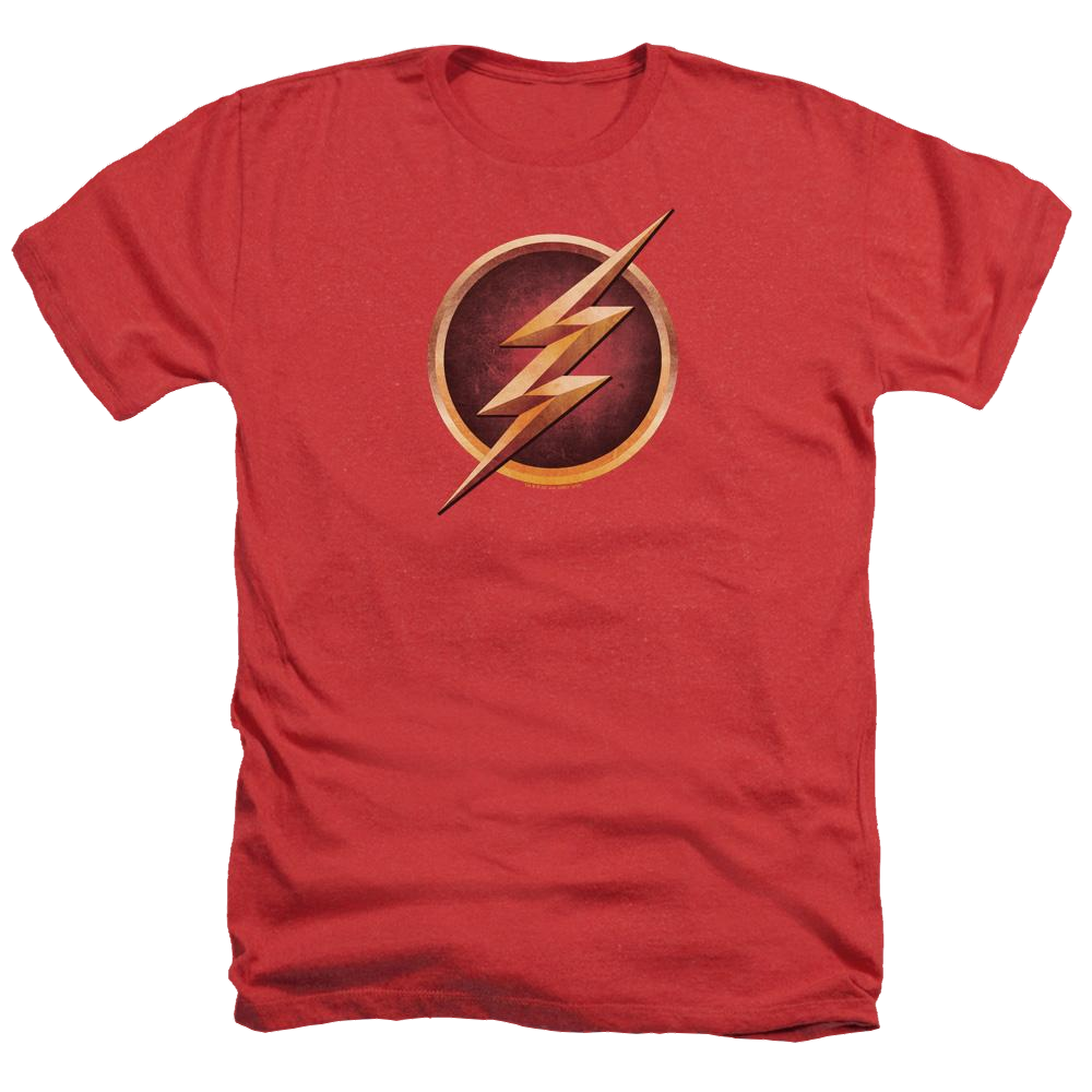 The Flash Chest Logo Men's Heather T-Shirt Men's Heather T-Shirt The Flash   