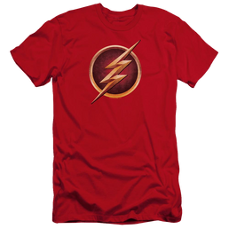 The Flash Chest Logo Men's Premium Slim Fit T-Shirt Men's Premium Slim Fit T-Shirt The Flash   