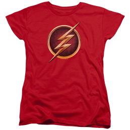 The Flash Chest Logo Women's T-Shirt Women's T-Shirt The Flash   