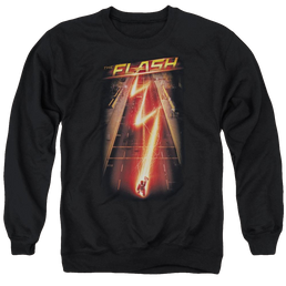 The Flash Flash Ave Men's Crewneck Sweatshirt Men's Crewneck Sweatshirt The Flash   