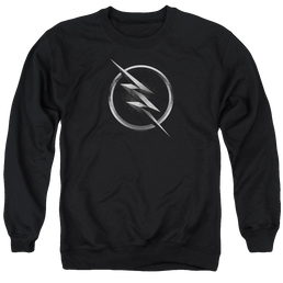 The Flash Zoom Logo Men's Crewneck Sweatshirt Men's Crewneck Sweatshirt The Flash   