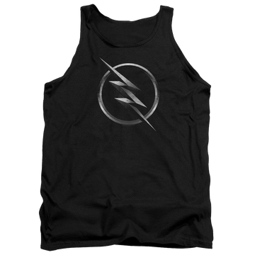 Black men's tank with The Flash Zoom Logo graphic
