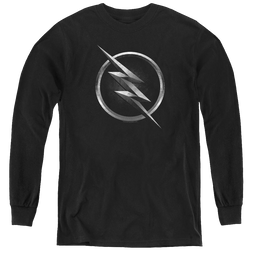 Flash, The (Tv Series) Zoom Logo - Youth Long Sleeve T-Shirt Youth Long Sleeve T-Shirt The Flash   
