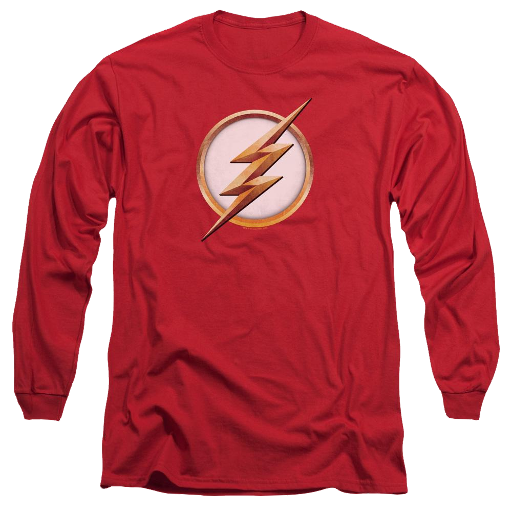 The Flash Season 4 Logo Men's Long Sleeve T-Shirt Men's Long Sleeve T-Shirt The Flash   