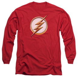 The Flash Season 4 Logo Men's Long Sleeve T-Shirt Men's Long Sleeve T-Shirt The Flash   