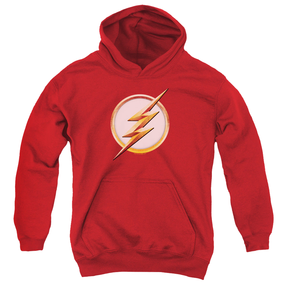 Flash, The (TV Series) Season 4 Logo - Youth Hoodie Youth Hoodie (Ages 8-12) The Flash   