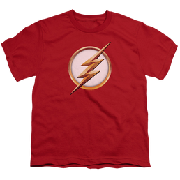Flash, The (TV Series) Season 4 Logo - Youth T-Shirt Youth T-Shirt (Ages 8-12) The Flash   