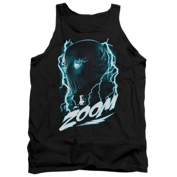 Black men's tank with The Flash Zoom graphic