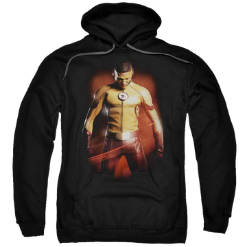 Black pullover hoodie with The Flash Kid Flash graphic