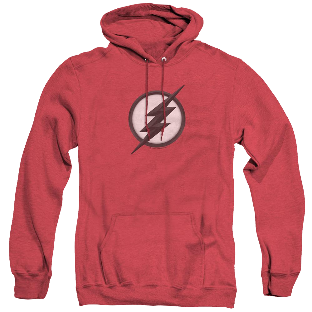 Flash, The (Tv Series) Jesse Quick Logo - Heather Pullover Hoodie Heather Pullover Hoodie The Flash   