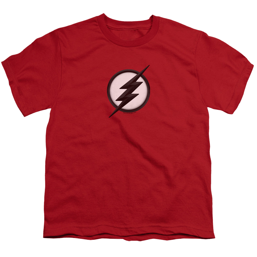 Flash, The (TV Series) Jesse Quick Logo - Youth T-Shirt Youth T-Shirt (Ages 8-12) The Flash   