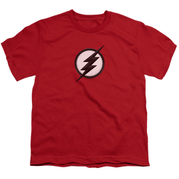 Flash, The (TV Series) Jesse Quick Logo - Youth T-Shirt Youth T-Shirt (Ages 8-12) The Flash   