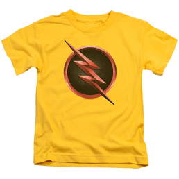 Flash, The (TV Series) Reverse Flash Logo - Kid's T-Shirt Kid's T-Shirt (Ages 4-7) The Flash   