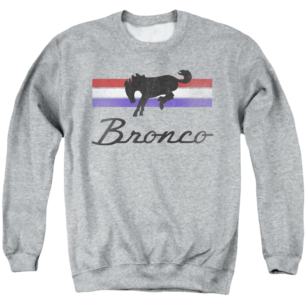 Ford Bronco Stripes - Men's Crewneck Sweatshirt Men's Crewneck Sweatshirt Ford   