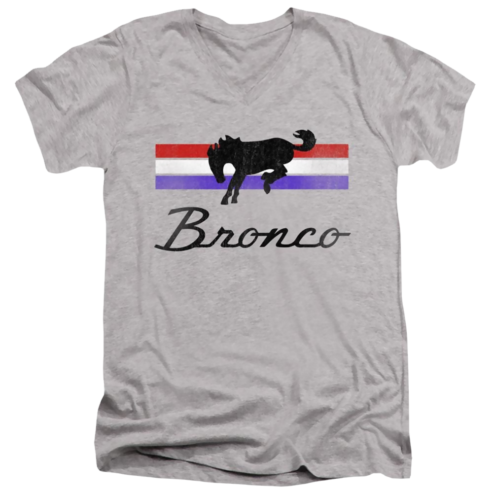 Ford Bronco Stripes - Men's V-Neck T-Shirt Men's V-Neck T-Shirt Ford   