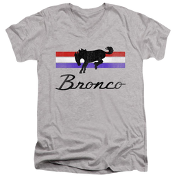 Ford Bronco Stripes - Men's V-Neck T-Shirt Men's V-Neck T-Shirt Ford   