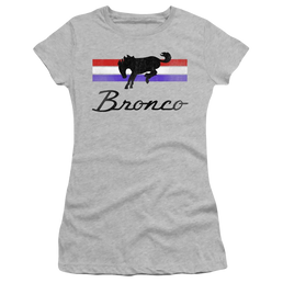 Ford Bronco Stripes - Juniors T-Shirt Juniors T-Shirt Ford   