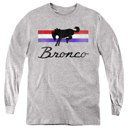 Ford Bronco Stripes - Youth Long Sleeve T-Shirt Youth Long Sleeve T-Shirt Ford   