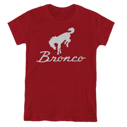 Ford Chrome Bronco Logo - Women's T-Shirt Women's T-Shirt Ford   