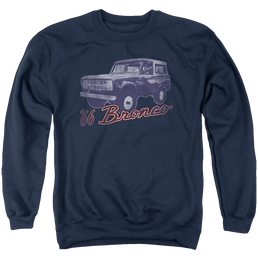 Ford 66 Bronco Classic - Men's Crewneck Sweatshirt Men's Crewneck Sweatshirt Ford   