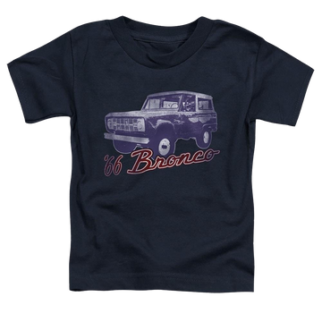 Navy toddler t-shirt with Ford 66 Bronco Classic graphic