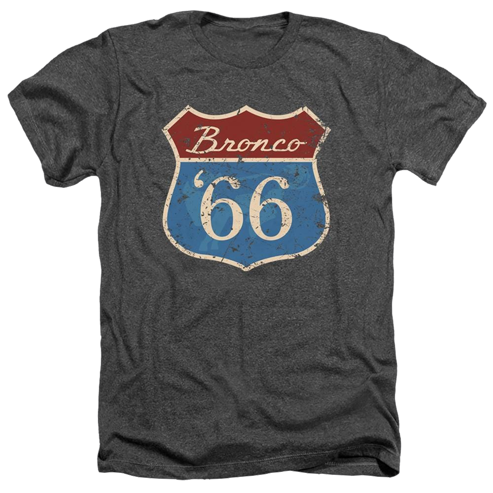 Ford Route 66 Bronco - Men's Heather T-Shirt Men's Heather T-Shirt Ford   