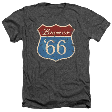 Ford Route 66 Bronco - Men's Heather T-Shirt Men's Heather T-Shirt Ford   